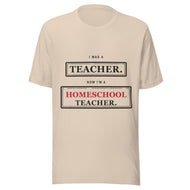 Ex-Teacher Tee: I Was a Teacher. Now I'm a Homeschool Teacher.