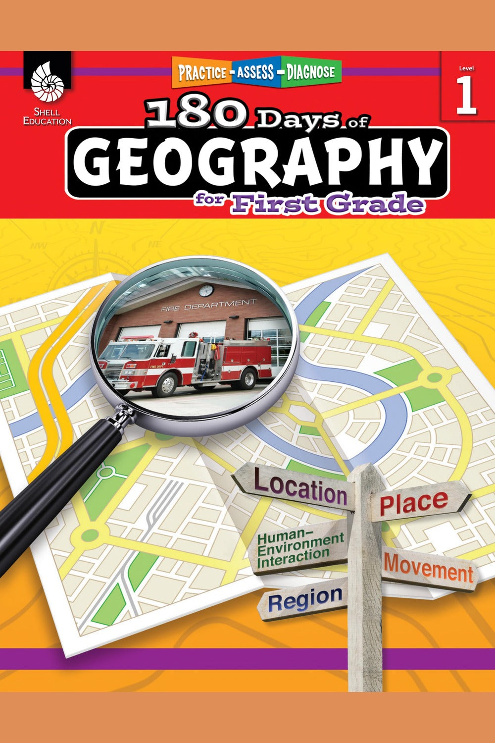 180 Days: Geography Workbook (Grade 1)