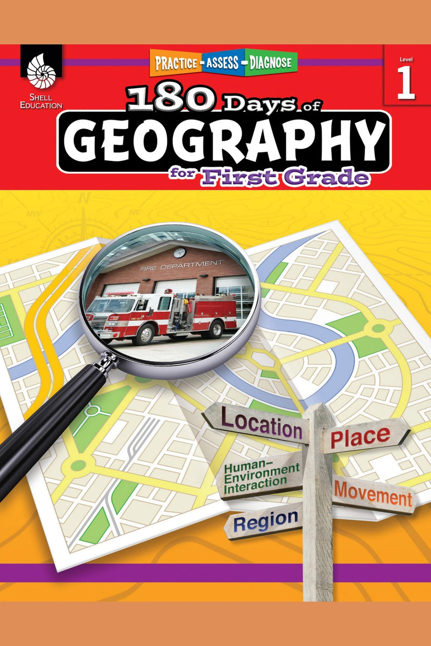 180 Days: Geography Workbook (Grade 1)
