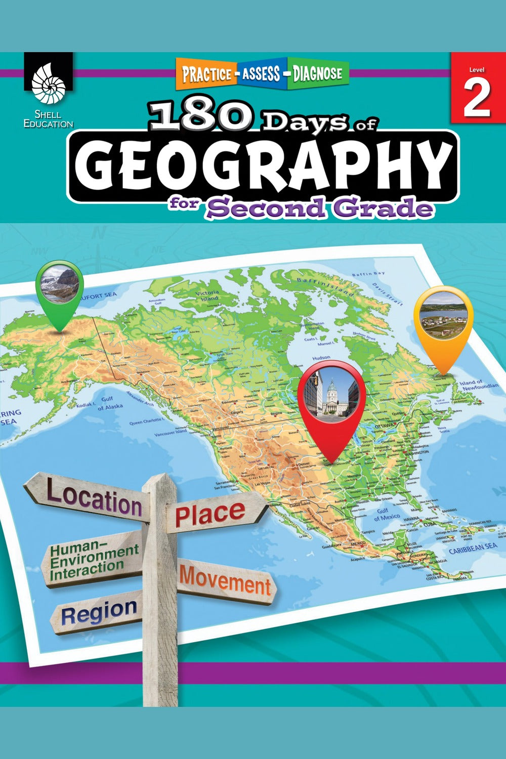 180 Days: Geography Workbook (Grade 2)
