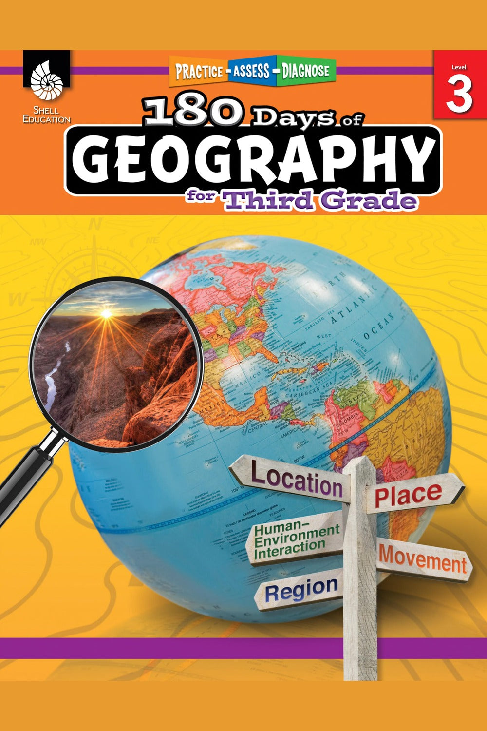180 Days: Geography Workbook (Grade 3)