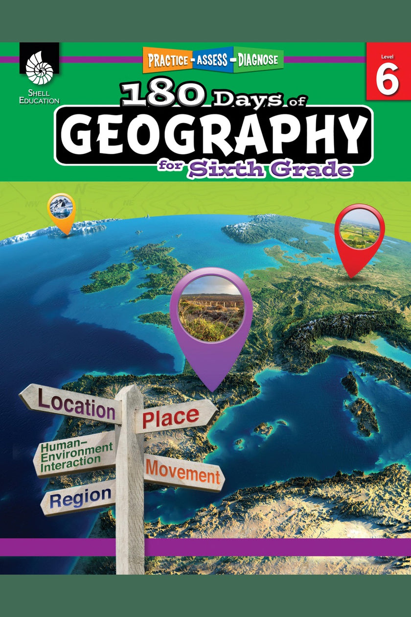 180 Days: Geography Workbook (Grade 6)