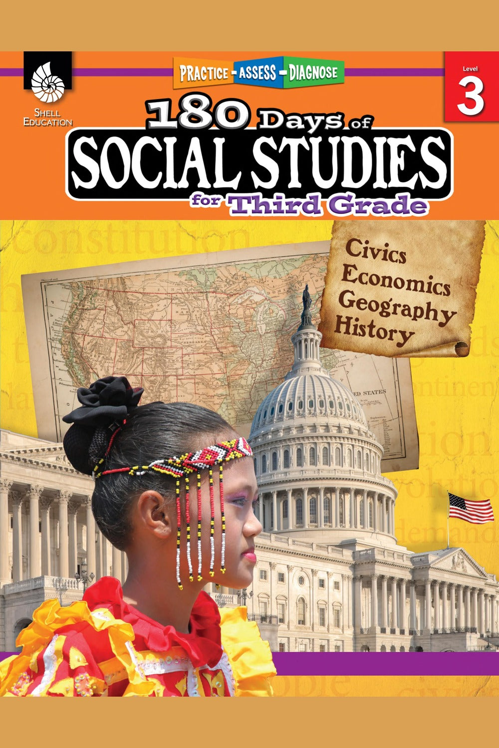 180 Days: Social Studies Workbook (Grade 3)