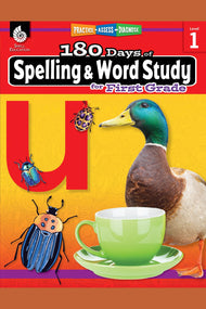 180 Days: Spelling Workbook (Grade 1)