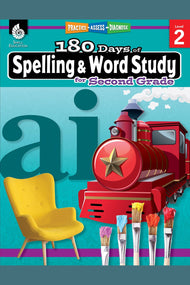 180 Days: Spelling Workbook (Grade 2)