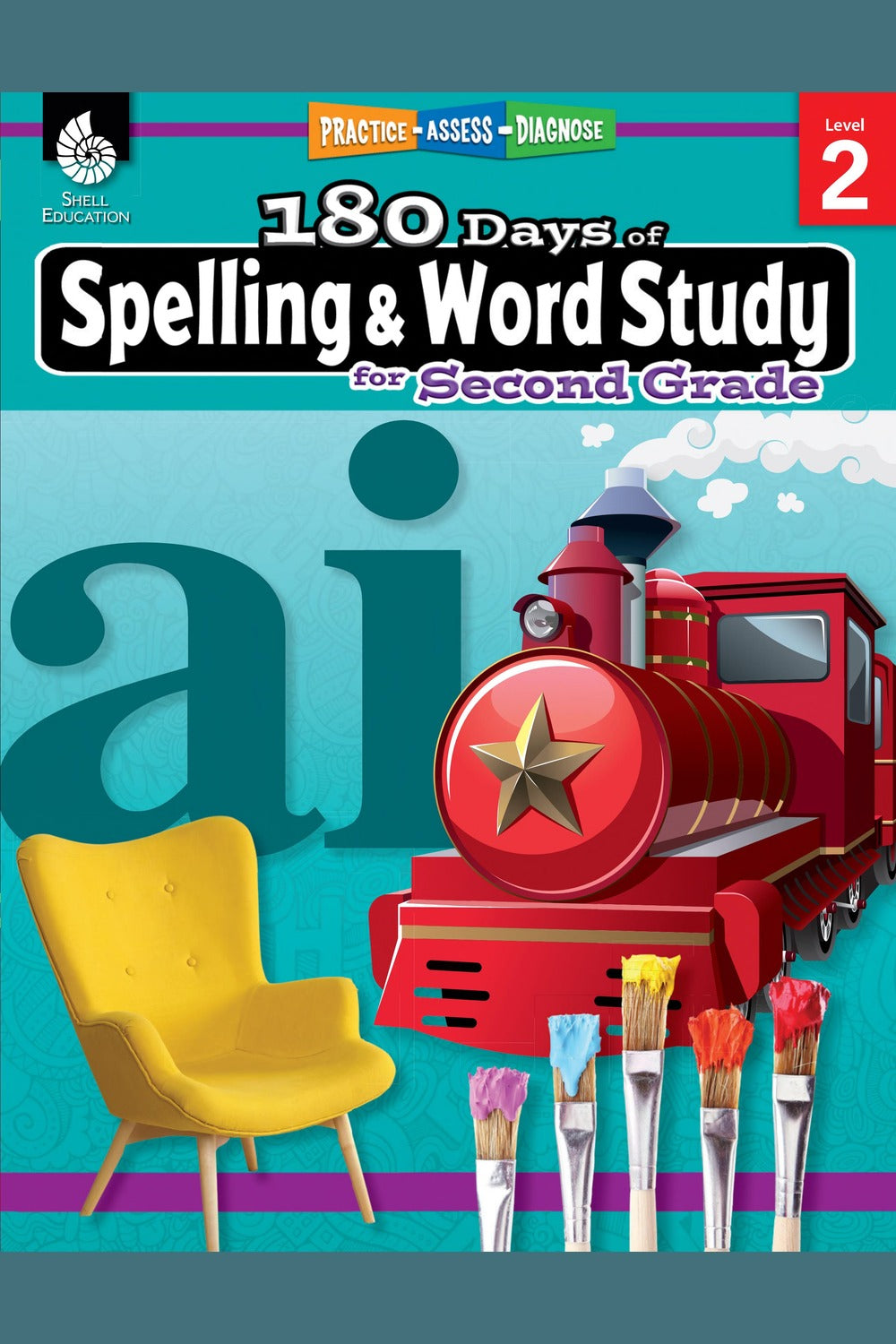 180 Days: Spelling Workbook (Grade 2)