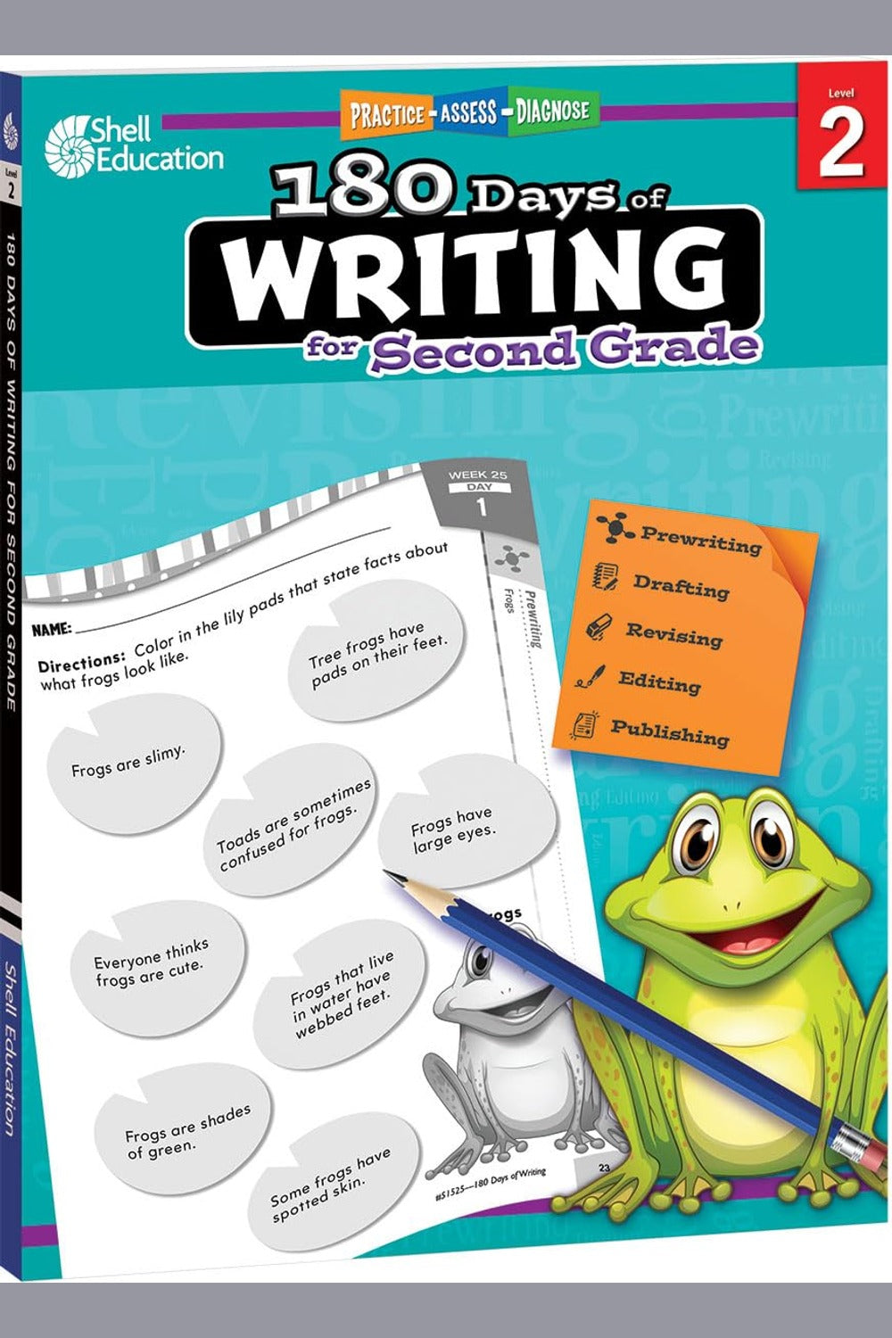180 Days: Writing Workbook (Grade 2)