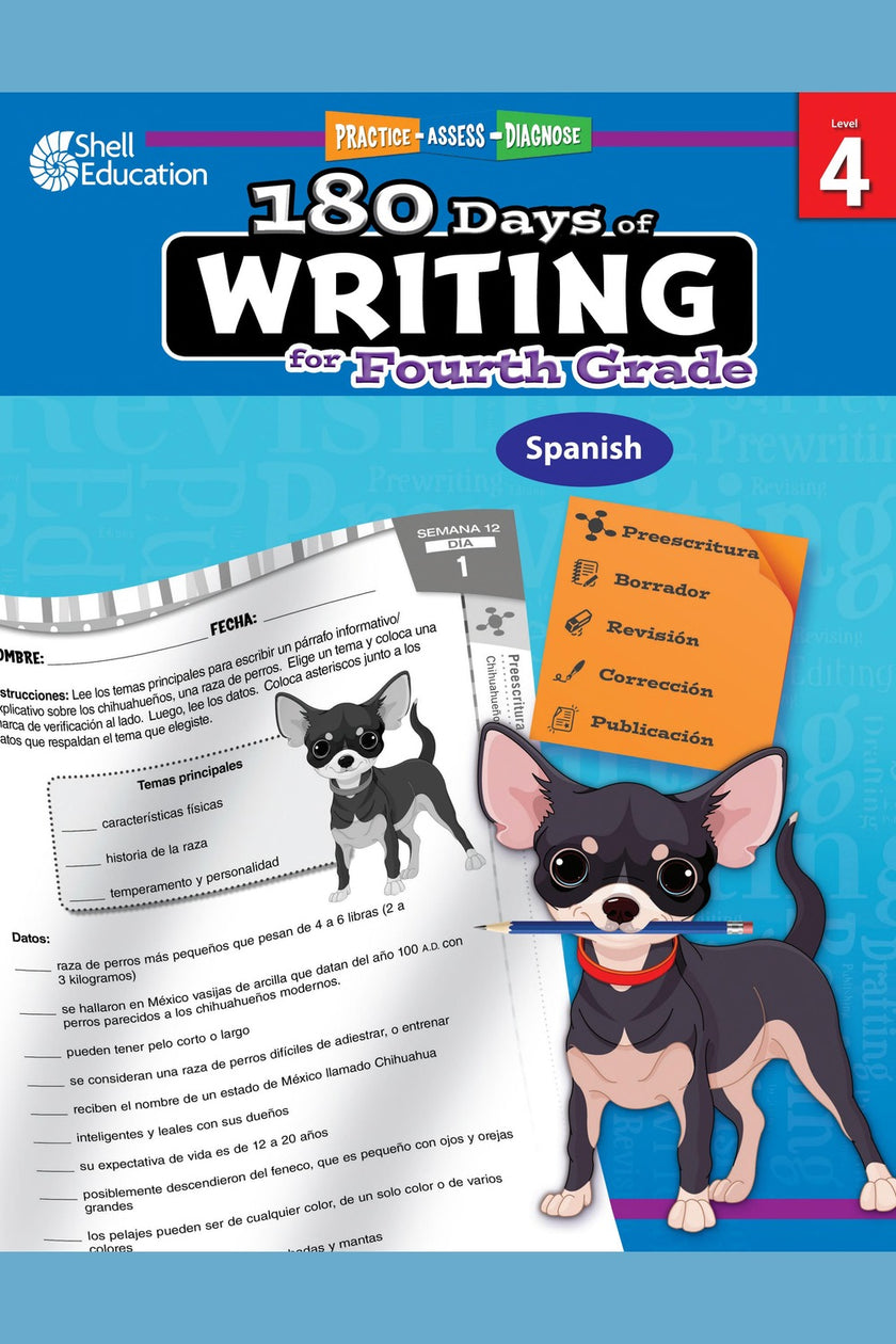 180 Days: Writing Workbook (Grade 4)