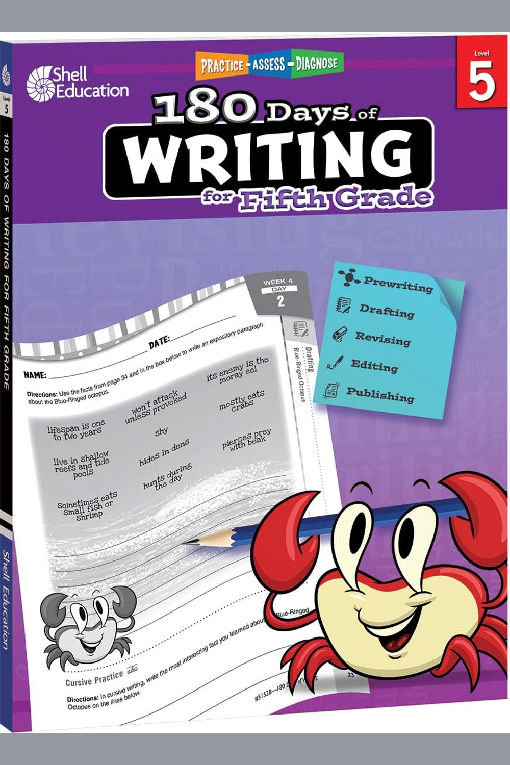180 Days: Writing Workbook (Grade 5)