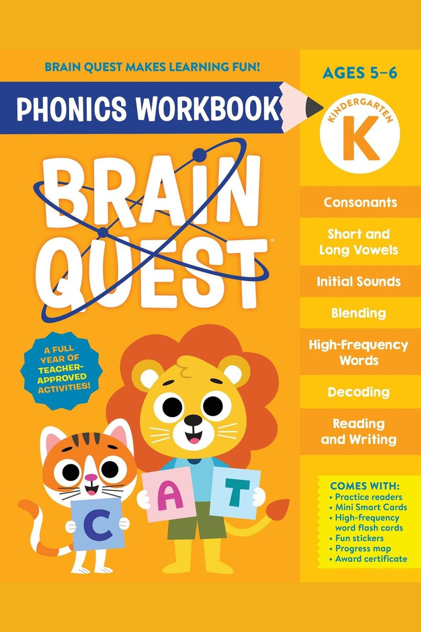 Brain Quest Phonics Workbook: Kindergarten