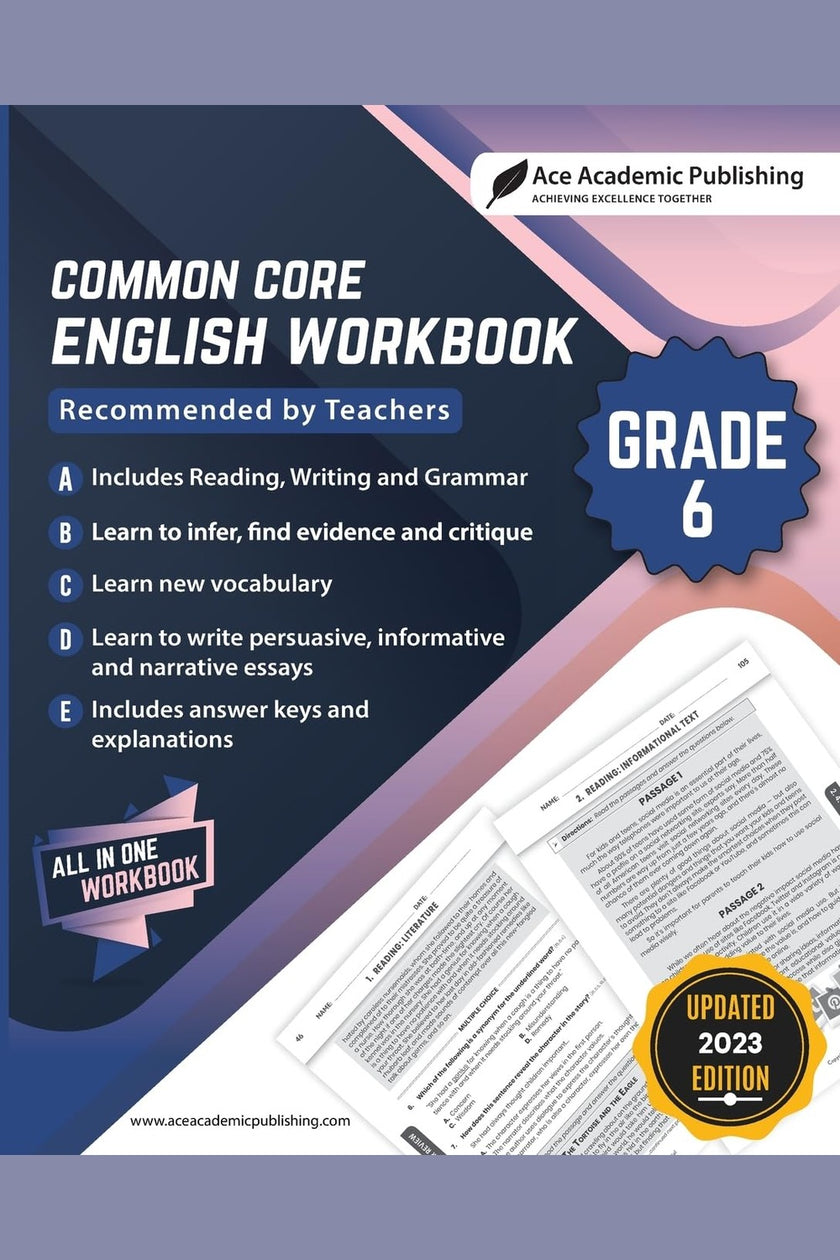 Common Core: English Workbook (Grade 6)