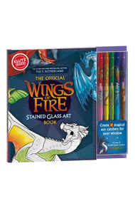 Klutzpress Wings of Fire Stained Glass Art