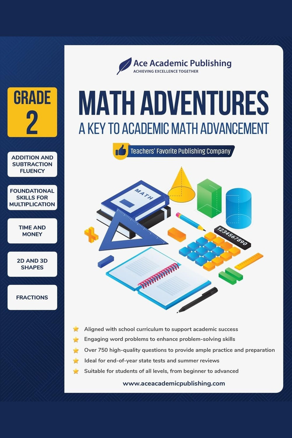 Math Adventures Workbook (Grade 2)