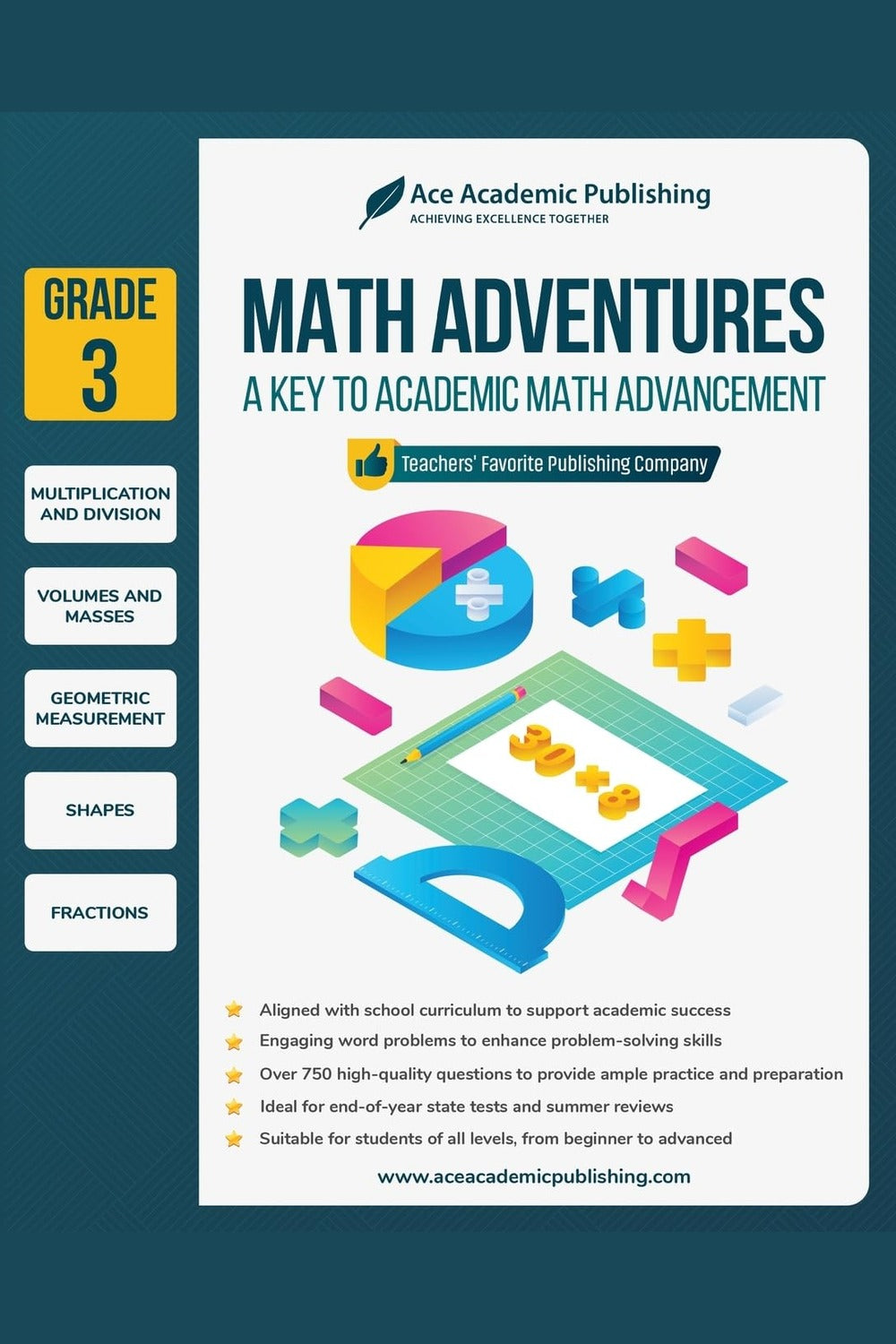 Math Adventures Workbook (Grade 3)