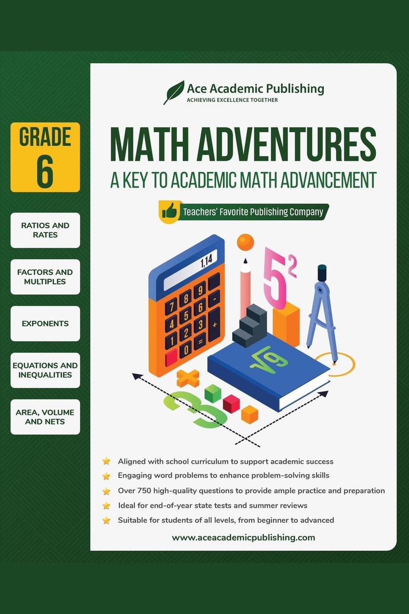 Math Adventures Workbook (Grade 6)