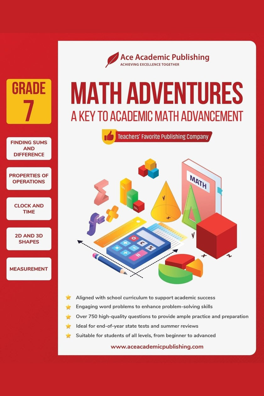 Math Adventures Workbook (Grade 7)