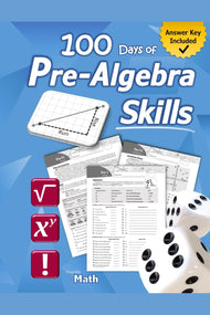 Pre-Algebra Skills: (Grades 6-8) Middle School Math Workbook (Prealgebra: Exponents, Roots, Ratios, Proportions, Negative Numbers, Coordinate Planes,