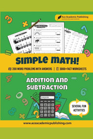 Simple Math: Addition and Subtraction Workbook (Grades 1-3)