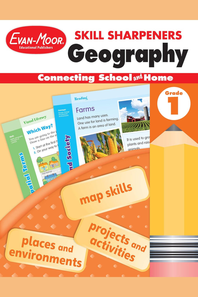 Skill Sharpeners: Geography Workbook (Grade 1)