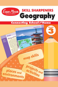 Skill Sharpeners: Geography Workbook (Grade 3)