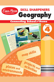 Skill Sharpeners: Geography Workbook (Grade 4)