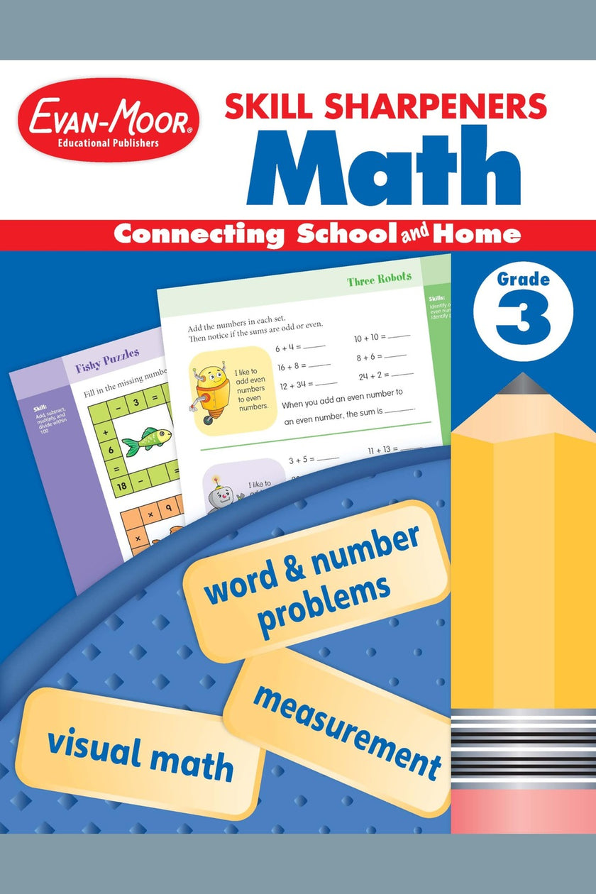 Skill Sharpeners: Math Workbook (Grade 3)