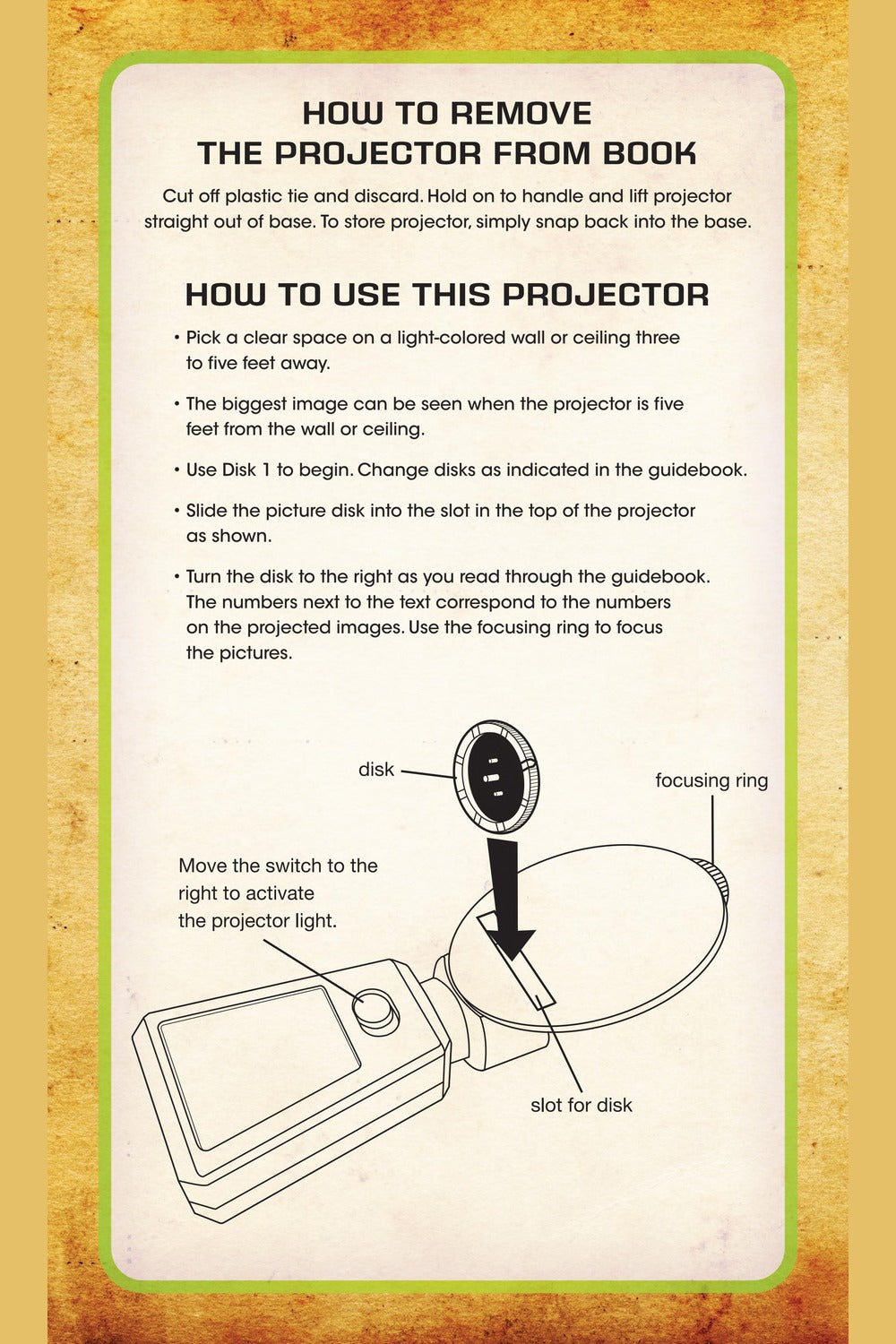 Smithsonian Kids Dinosaur Guidebook & Projector