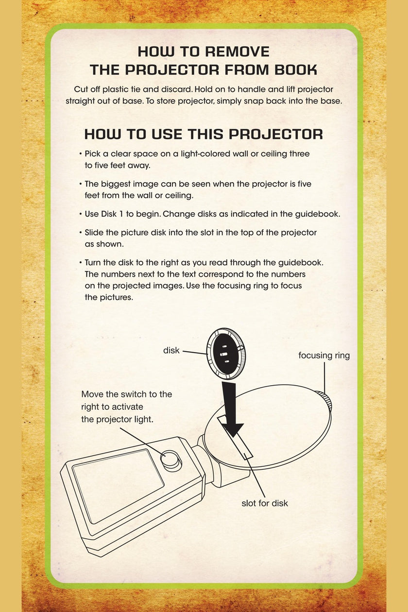 Smithsonian Kids Dinosaur Guidebook & Projector