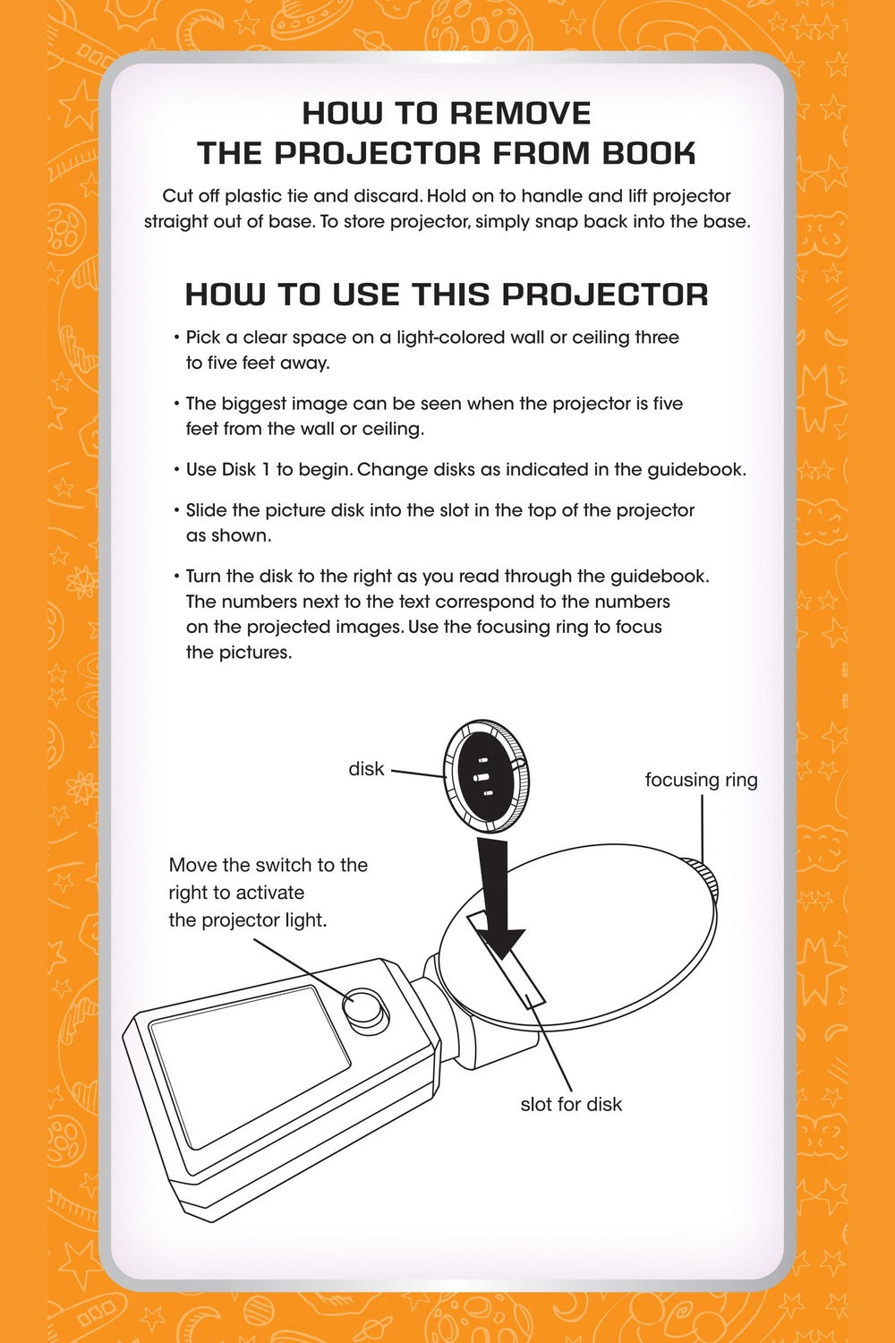 Smithsonian Kids: Space Explorer Guide Book & Projector