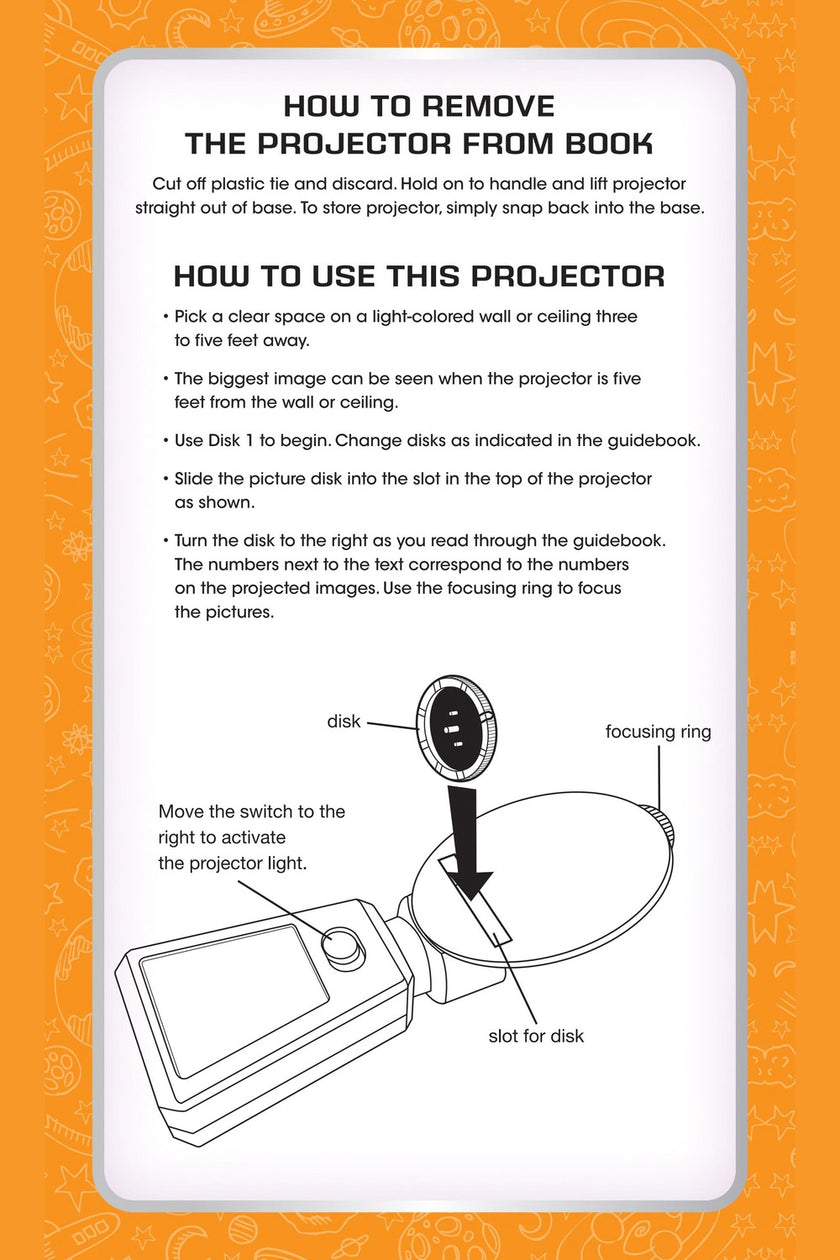 Smithsonian Kids: Space Explorer Guide Book & Projector