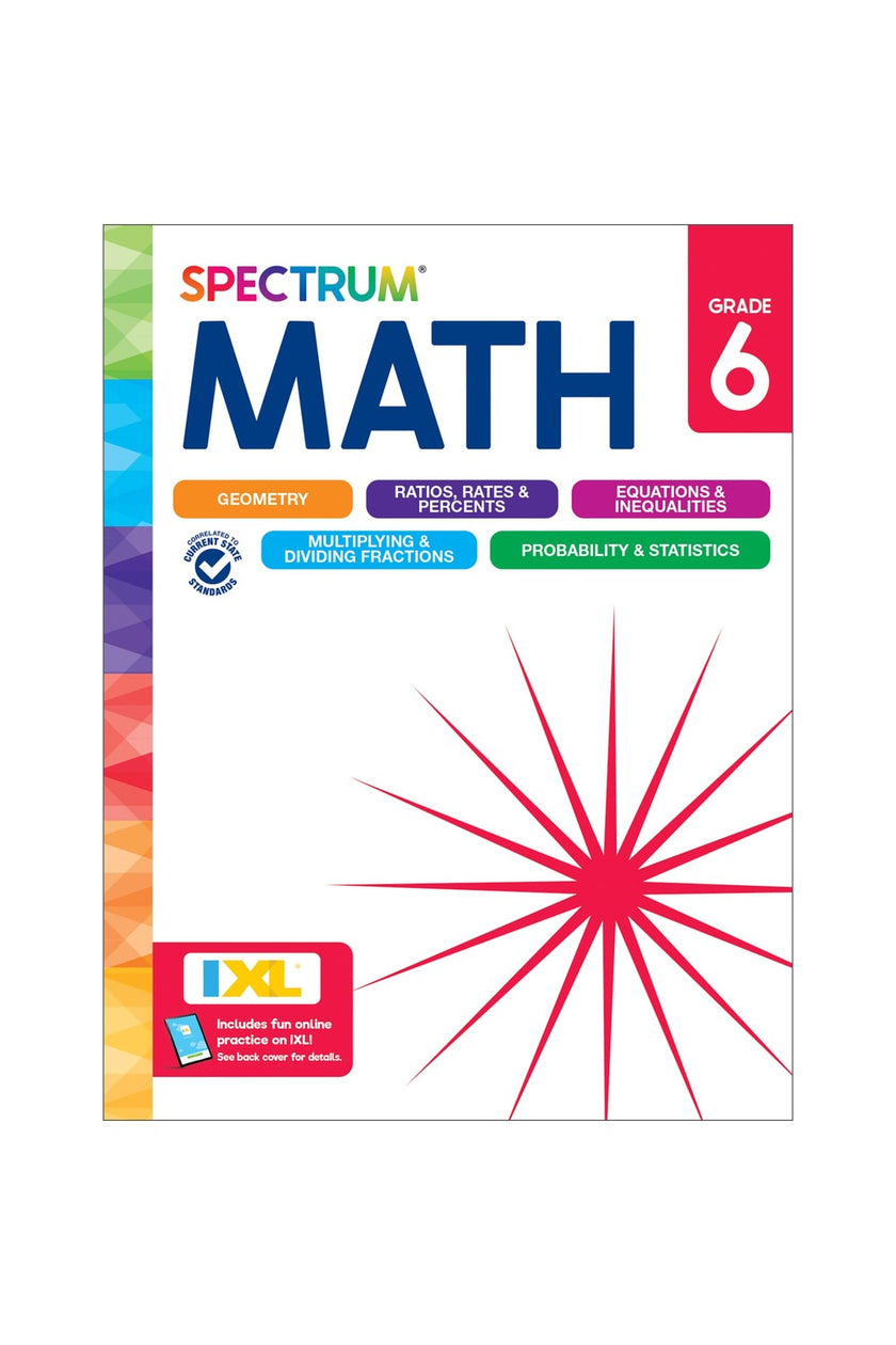Spectrum: Math Workbook (Grade 6)