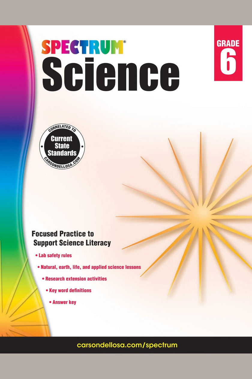 Spectrum: Science Workbook (Grade 6)