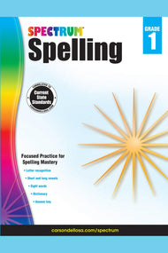 Spectrum: Spelling Workbook (Grade 1)