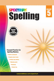 Spectrum: Spelling Workbook (Grade 5)