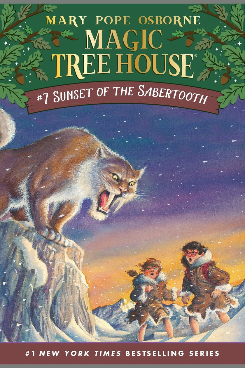 Sunset of the Sabertooth (Magic Tree House #7)