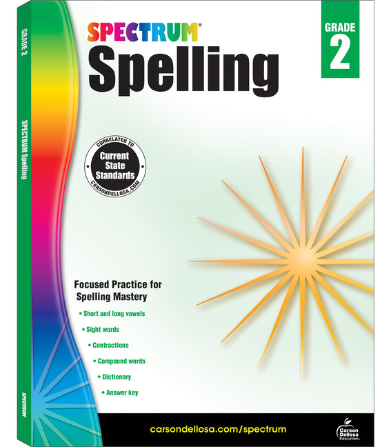 Spectrum: Spelling Workbook (Grade 2)