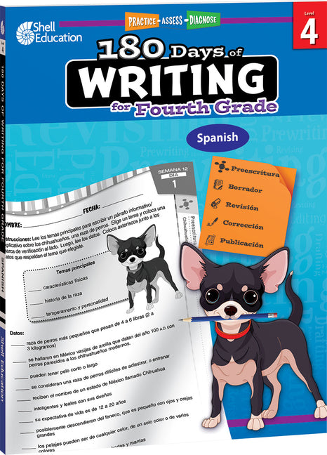 180 Days: Writing Workbook (Grade 4)