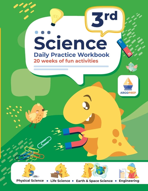 2nd Grade Science: Daily Practice Workbook 20 Weeks of Fun Activities (Physical, Life, Earth and Space Science, Engineering Video Explanations Include - Ingram