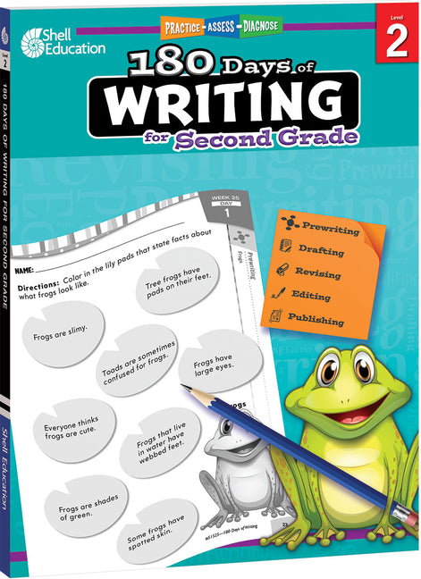 180 Days: Writing Workbook (Grade 2)