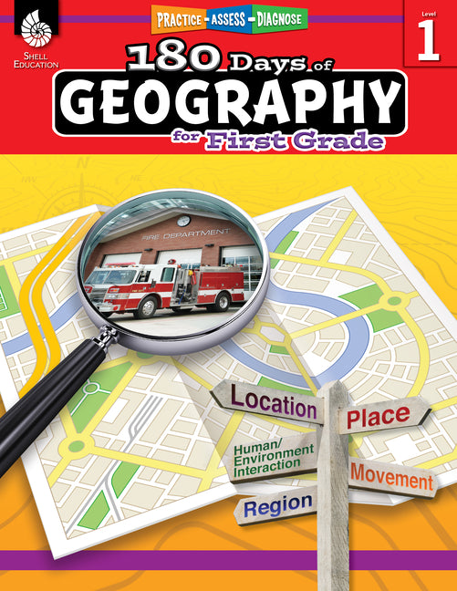 180 Days: Geography Workbook (Grade 1)