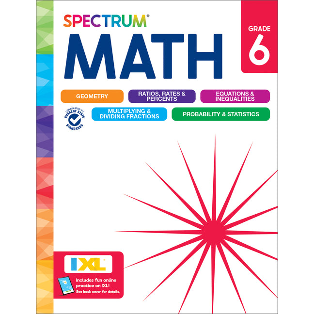 Spectrum: Math Workbook (Grade 6)