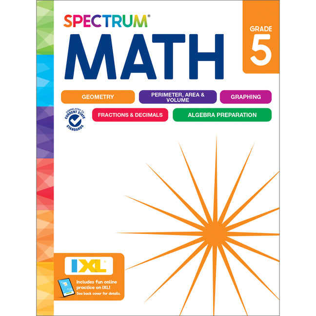 Spectrum: Math Workbook (Grade 5)