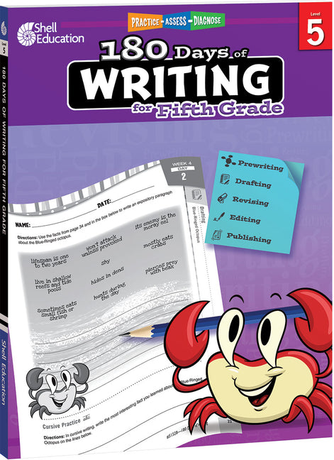 180 Days: Writing Workbook (Grade 5)