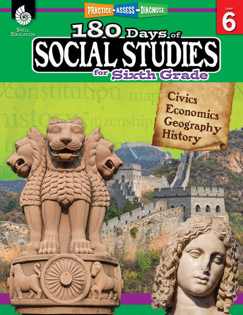 180 Days: Social Studies Workbook (Grade 6)