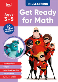 Disney Learning: Get Ready for Math Workbook (Pre-K)