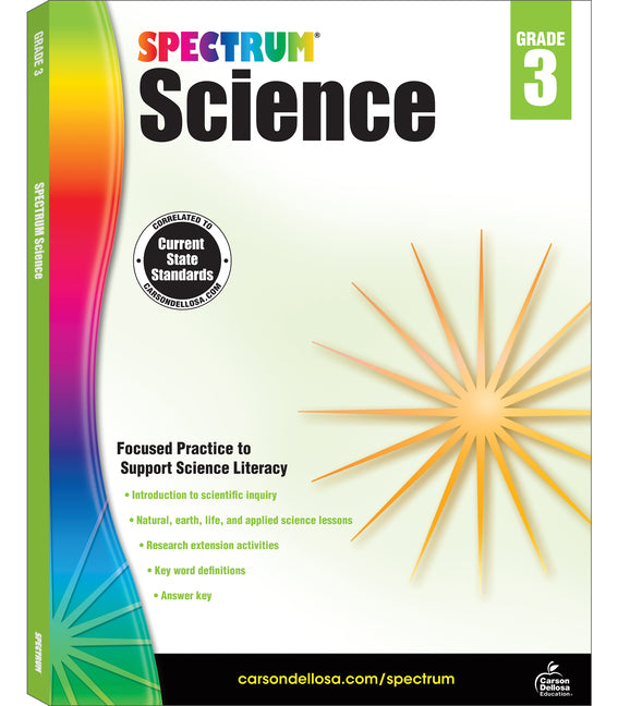 Spectrum: Science Workbook (Grade 3)