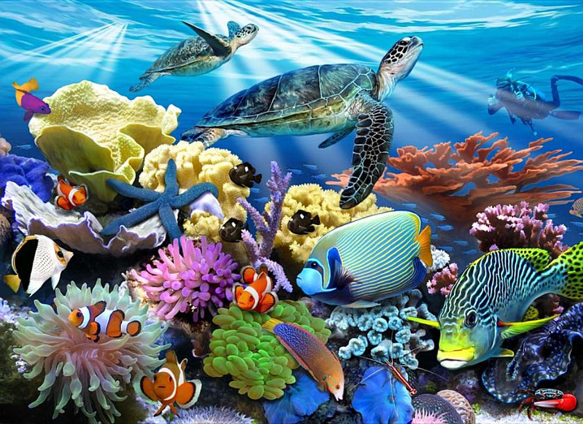 Ocean Turtles: 200-Piece Jigsaw Puzzle