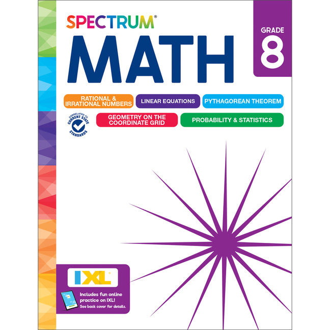 Spectrum: Math Workbook (Grade 8)