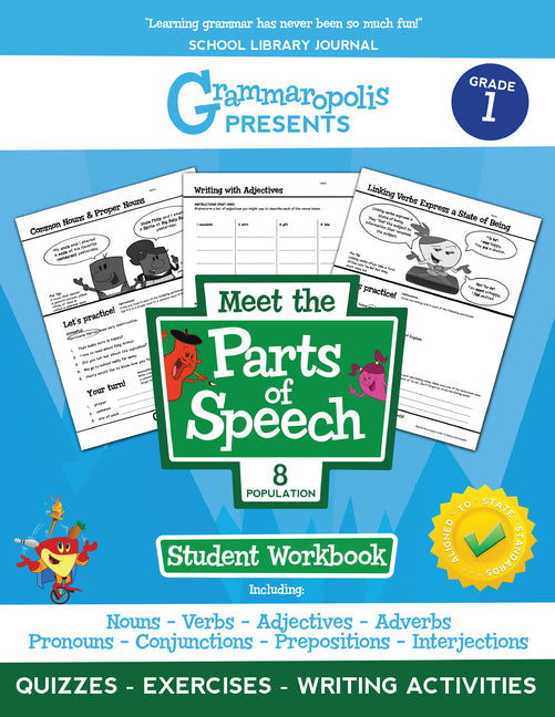 The Parts of Speech Workbook, Grade 1 - Ingram
