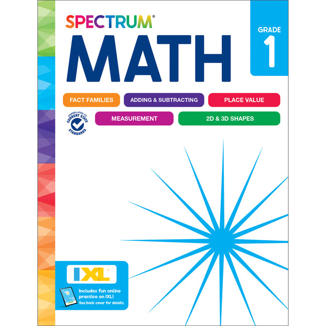 Spectrum: Math Workbook (Grade 1)